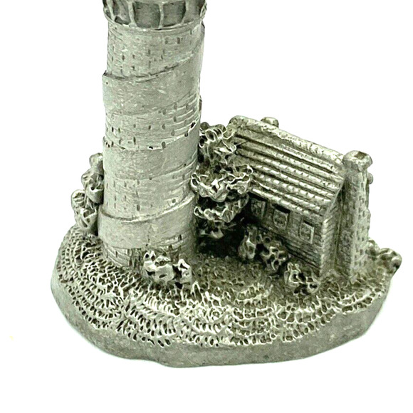 Vintage Spoontiques Pewter Lighthouse Statue Figurine #S671 - 2.5" tall - Picture 4 of 6